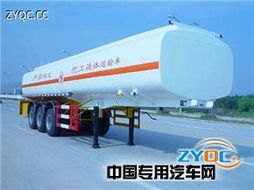 江淮扬天牌CXQ9331GHY型化工液体运输半挂车 陆地管道的可靠延伸